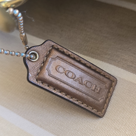 Coach Leather Carly Hobo Shoulder Bag – Brown Metallic - Picture 6 of 9